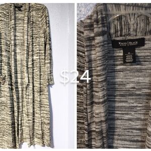 White House Black Market Women's Gray Sweater